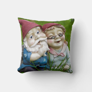 Trädgårds- Gnomes kopplar ihop kudder Kudde