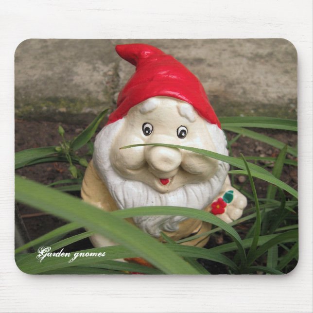Trädgårds- gnomes musmatta (Framsidan)
