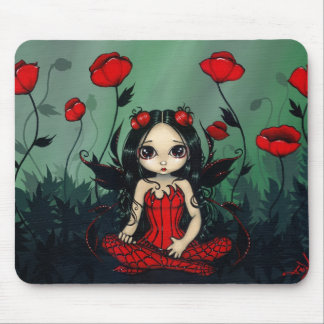 Trädgårds- gotisk vallmofe Mousepad för vallmo Musmatta