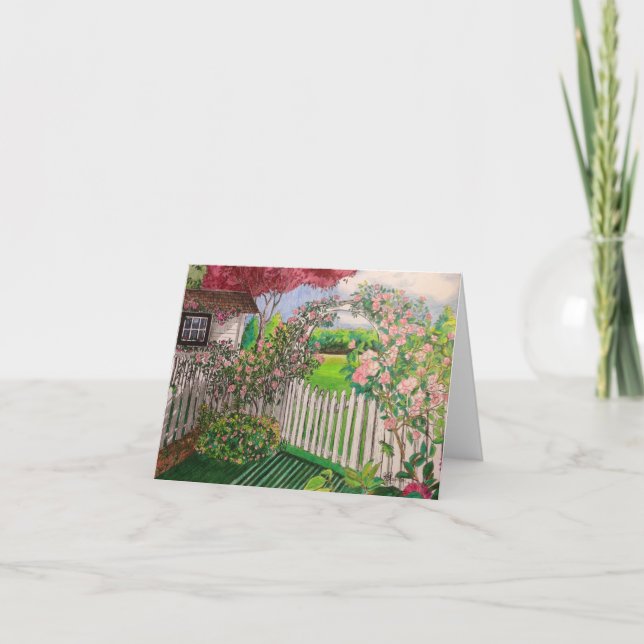 Trädgårds- grind kort (Framsida)