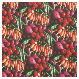 Trädgårds- grönsakbild för vegetarian tyg