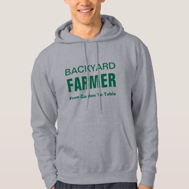 Trädgårds-Hoodie för män Hoodie (Framsida)