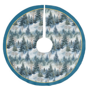 Trädgårds julmagisk trädskört julgransmatta borstad polyester