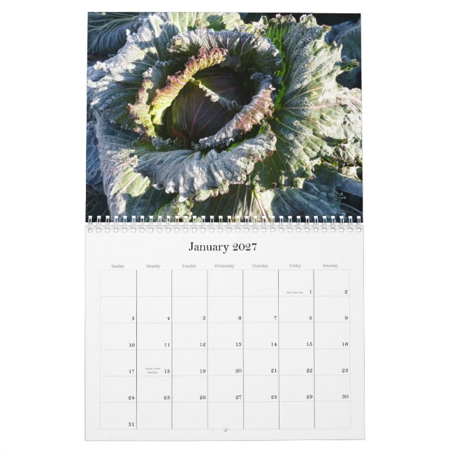 Trädgårds- kalender 2012 (Jan 2027)