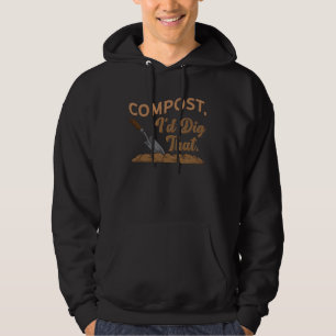 Trädgårds Kompost Trädgårdsmästare Present Hoodie