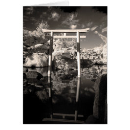 Trädgårds- kort för japan