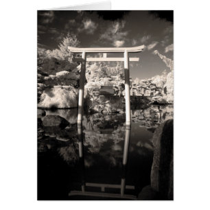 Trädgårds- kort för japan