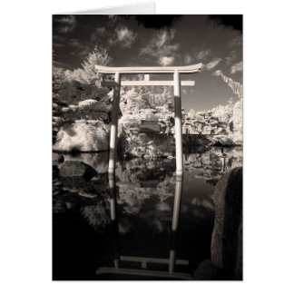 Trädgårds- kort för japan