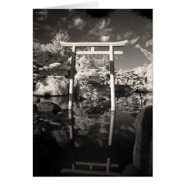 Trädgårds- kort för japan (Framsidan)