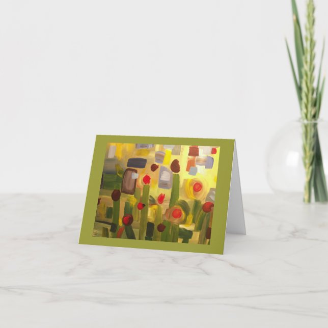 Trädgårds- kort för tidigt (Framsida)