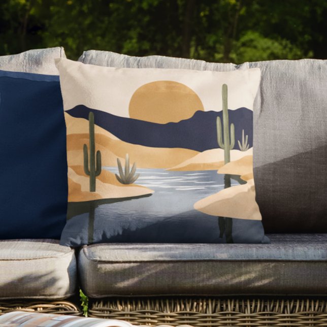 Trädgårds Navajodesert Strand Pool uteplats Kudde (Skapare uppladdad)