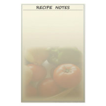 Trädgårds- ny receptbrevpapper