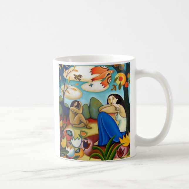 Trädgårds- Reposemugg Kaffemugg (Höger)