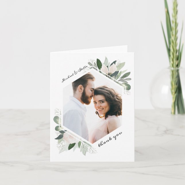 Trädgårds- rodna tackkortkort tack kort (Framsida)