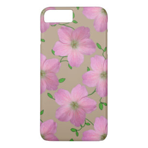 Trädgårds- rosa pelargonblomma på någon färg