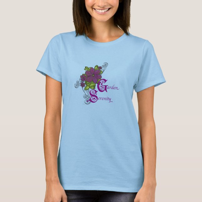 Trädgårds- Serenity T-shirt (Framsida)