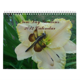 Trädgårds- skönhet för ny kalender för