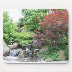 Trädgårds- vattenfallmousepad för japan musmatta