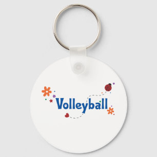 Trädgårds- volleyboll för nyckelpiga nyckelring