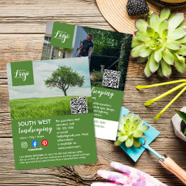 trädgårdsanläggare trädgårdsmästare trädkirurg fly flygblad