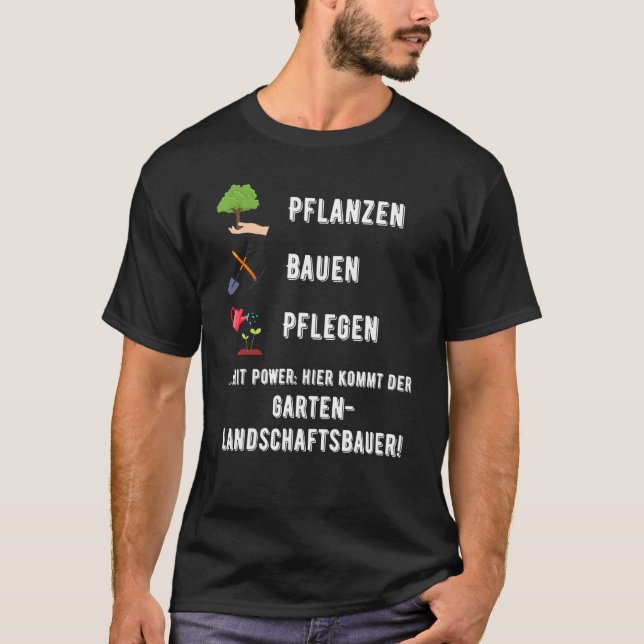 Trädgårdsarkitekt T Shirt (Framsida)
