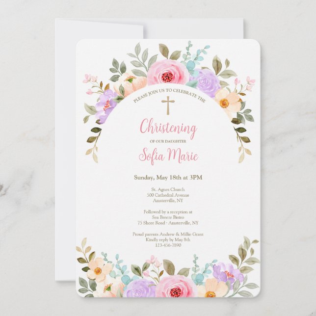 Trädgårdsbåge Inbjudan (Framsida)