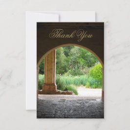 Trädgårdsbåge Tacksamhetskort Tack Kort