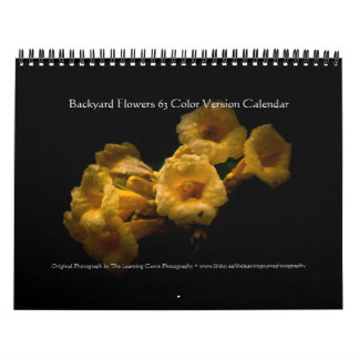 Trädgårdsblommor 63 färgversion kalender
