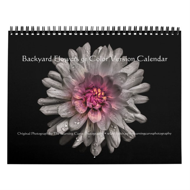 Trädgårdsblommor 91 Färgversion Kalender (Omslag)