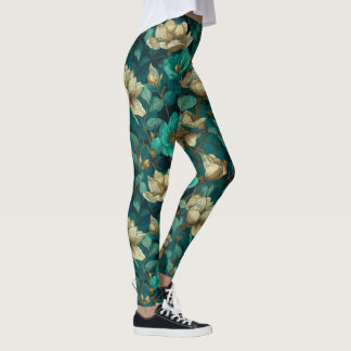 Trädgårdsblommor Atletiska Trädgårdsblommor Temati Leggings