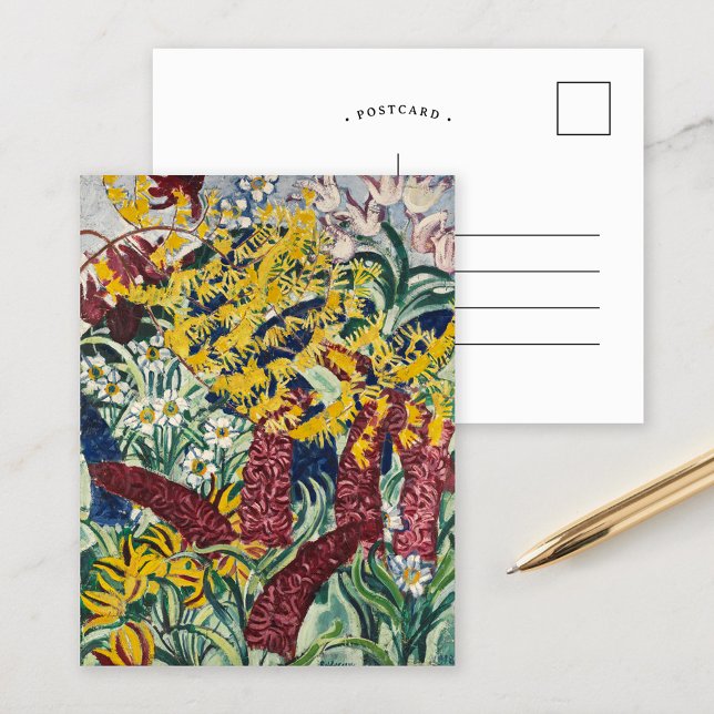 Trädgårdsblommor | August Babberger Vykort (Skapare uppladdad)