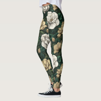 Trädgårdsblommor för blivande mödrar Trädgårdsglan Leggings