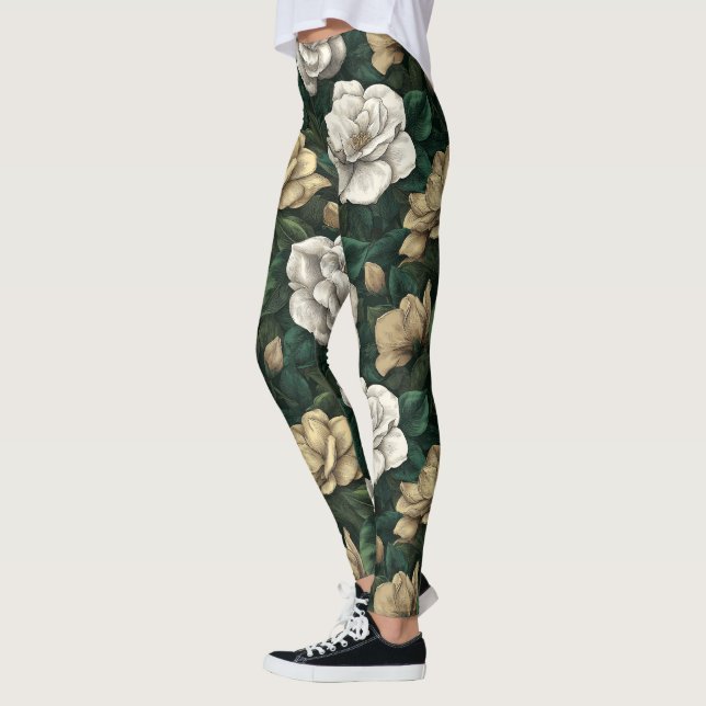 Trädgårdsblommor för blivande mödrar Trädgårdsglan Leggings (Vänster)