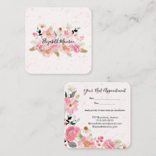 Trädgårdsblommor Hårstylist Salong Smink Tidsbeställning Kort