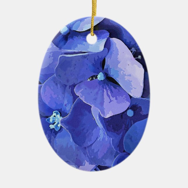 TRÄDGÅRDSBLOMMOR JULGRANSPRYDNAD KERAMIK (Framsidan)