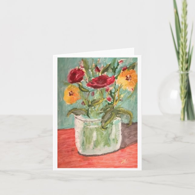 Trädgårdsblommor Kort (Framsida)