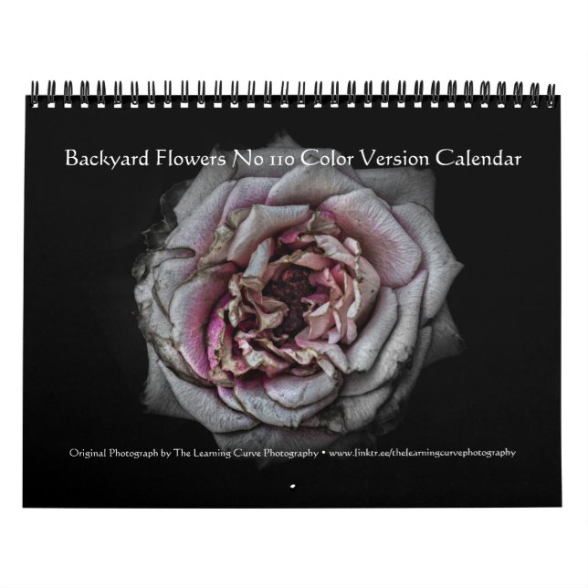 Trädgårdsblommor nr 110 Färgversion Kalender (Omslag)