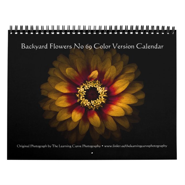 Trädgårdsblommor nr 69 färgversion kalender (Omslag)