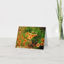 Trädgårdsblommor Tack Kort