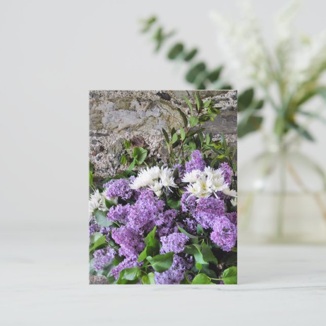 TRÄDGÅRDSBLOMMOR VYKORT (Stående Fram)