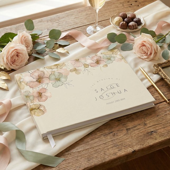 Trädgårdsbröllop med soldränkta blommor ID1283 Gästböcker (Skapare uppladdad)