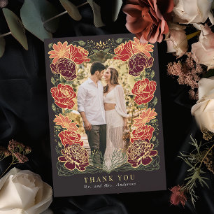 Trädgårdsbröllopet - tack för ditt kort