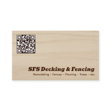 Trädgårdsdäckning & Staketföretag QR Vcard