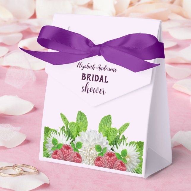 Trädgårdsdahlia Bröllopsdusch Presentaskar (Bröllop)