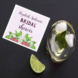 Trädgårdsdahlia Bröllopsfest Pappersservett