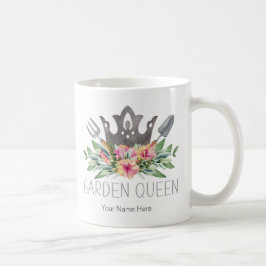 Trädgårdsdrottning Boho Akvarell Trädgårdsmästare  Kaffemugg