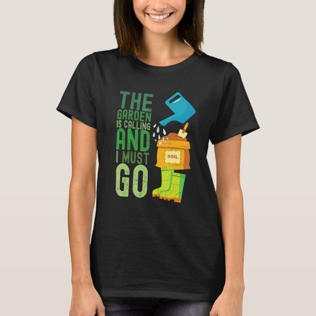 Trädgårdsentusiast 3 t shirt (Framsida)