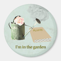 Trädgårdsentusiastens rustika eleganta magnet