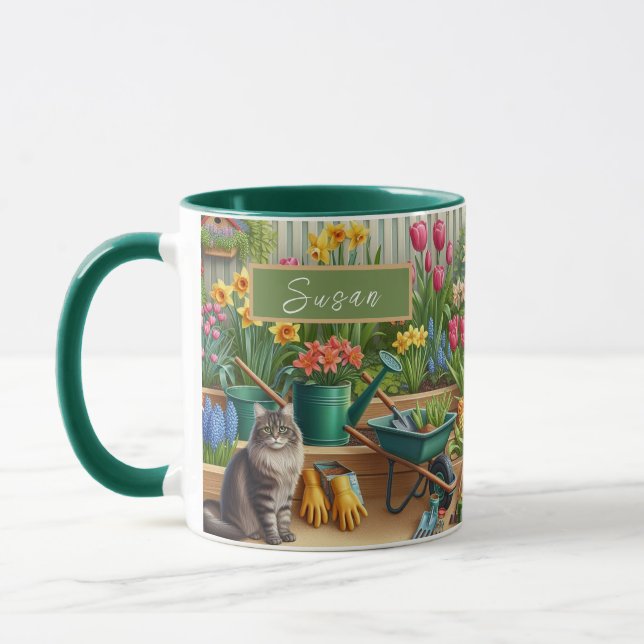 Trädgårdsentusiasters Personliga Kaffe  Mugg (Vänster)
