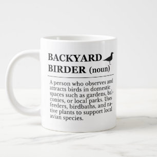 Trädgårdsfågelskådare Definition - Trädgårdsfågels Jumbo Mugg